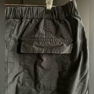 Black cargo pants